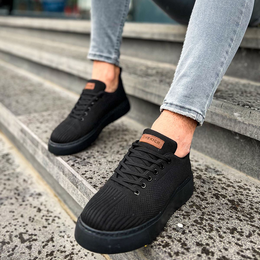 mens black sneakers on sale